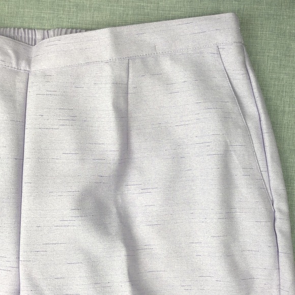 Only Size 16W Left! Alfred Dunner Lilac Pull On Pants Plus Size - Picture 3 of 5